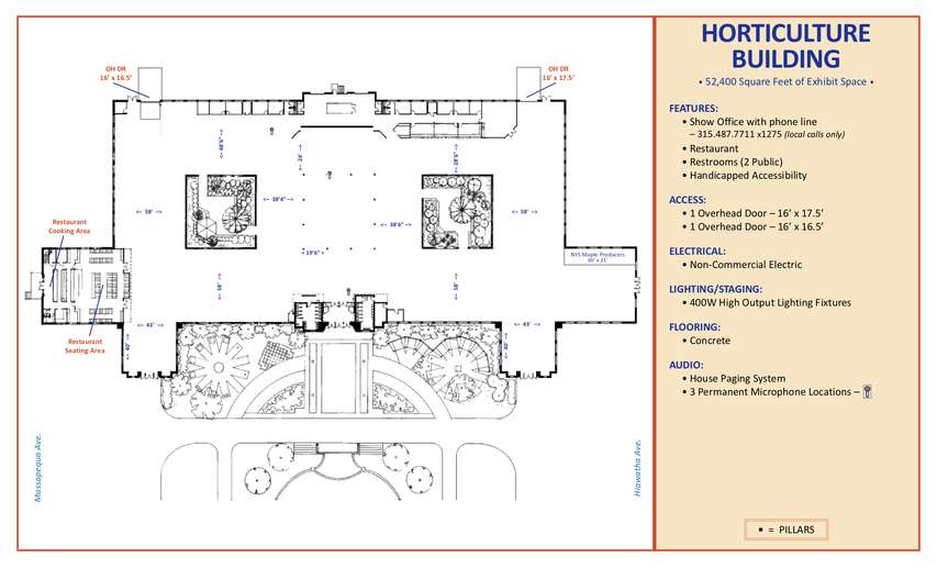 Horticulture Building Floor Plan
