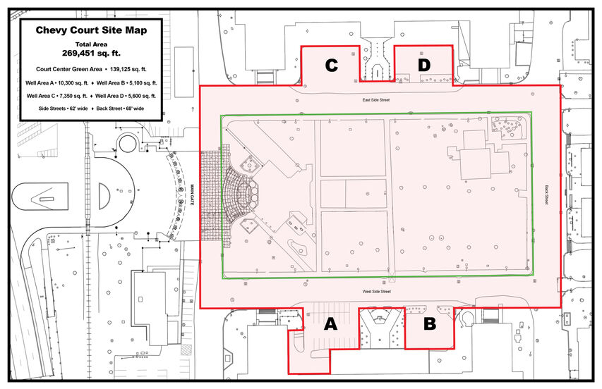 Chevy Court Site Map